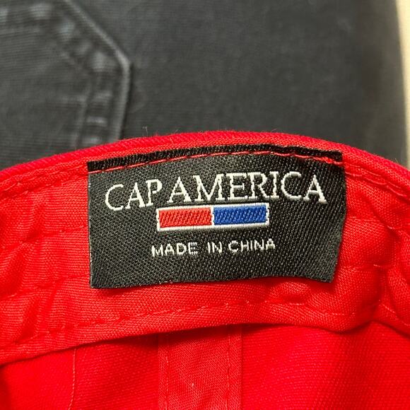 Volunteer Firefighter Red Hat Cap America - Picture 5 of 5